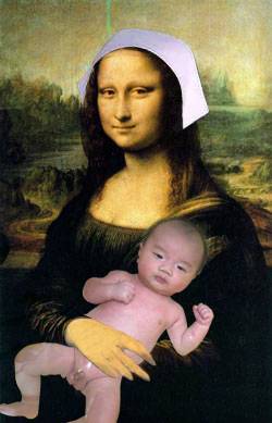 mona and her baby
