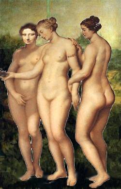 Mona Lisa and her girlfriends