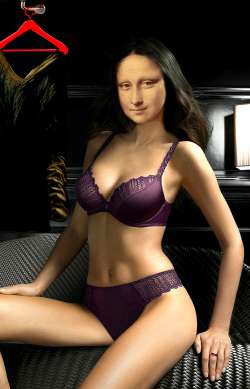 Mona Lisa con Vestito