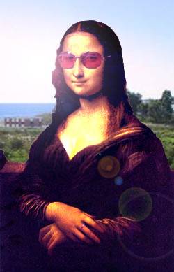 Mona Lisa on Summer Holidays