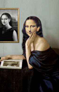 Mona Lisa Studying