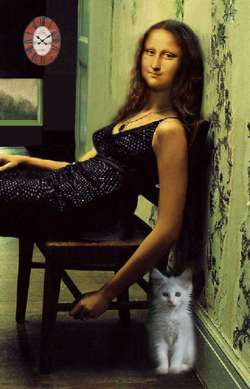 Mona Lisa With Dog