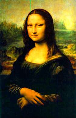 Mona Lisa with more color