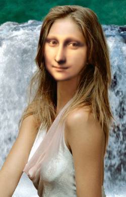 In Front of the Waterfall