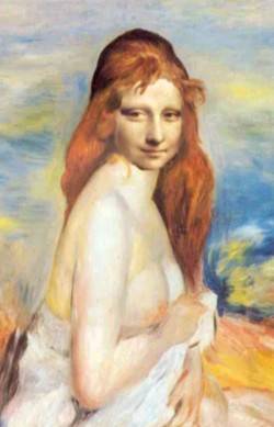 Mademoiselle Lisa montre ses seins !!