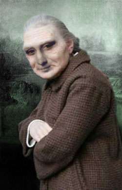 Mona as very very old