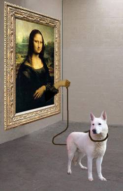 Mona Lisa and her Dog