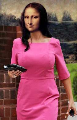 Mona Lisa Business Woman