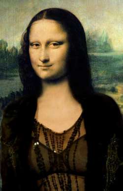 Mona Lisa con Abito nuovo