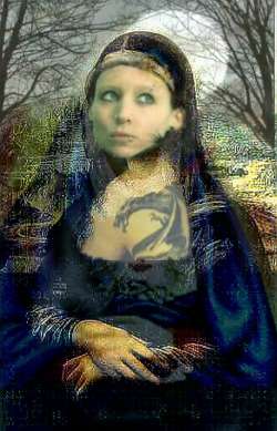 Mona Lisa with The Dragon Tattoo