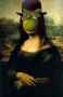 Mona Lisa reinterpreted by Magritte